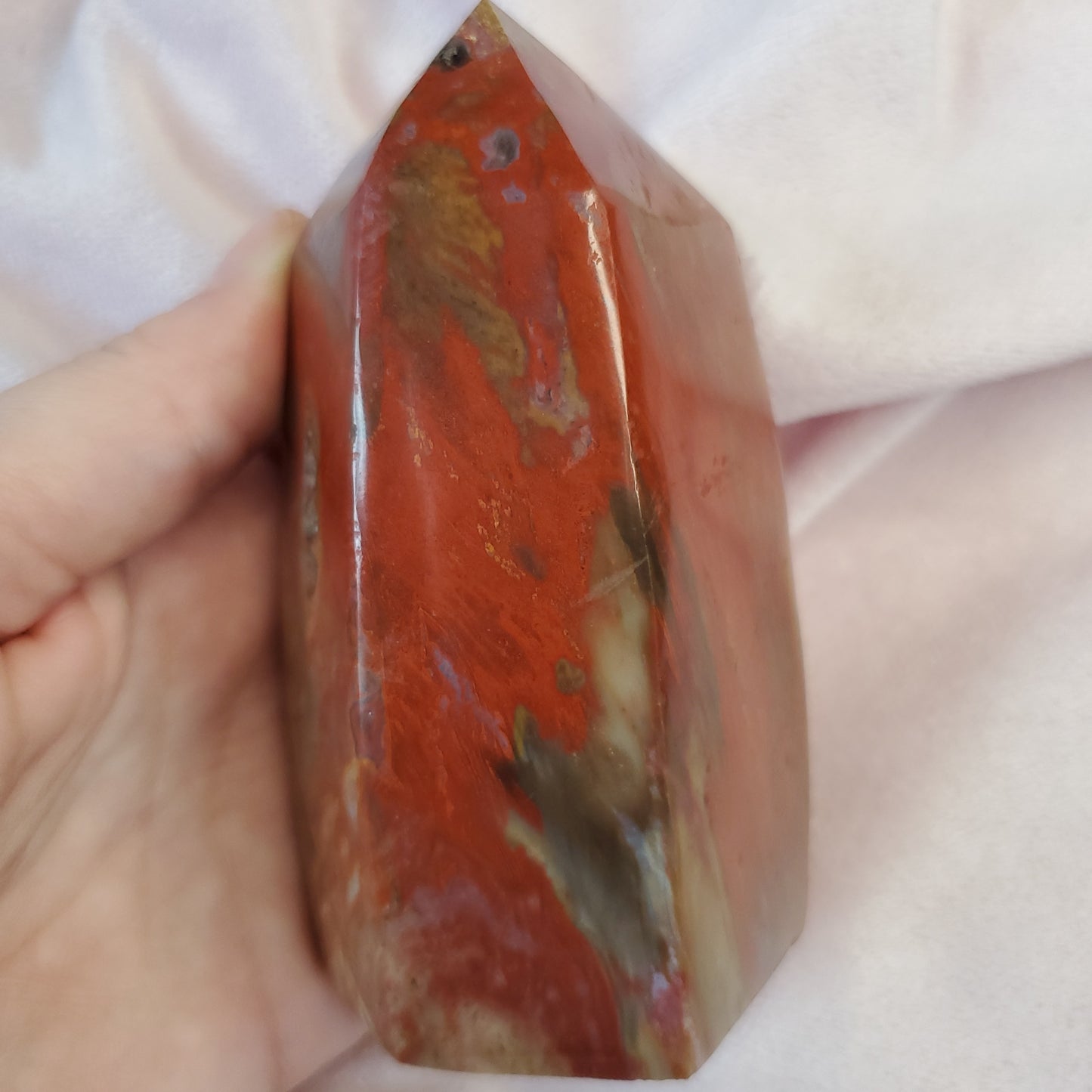 Red ocean jasper tower