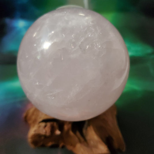 Rose quartz sphere