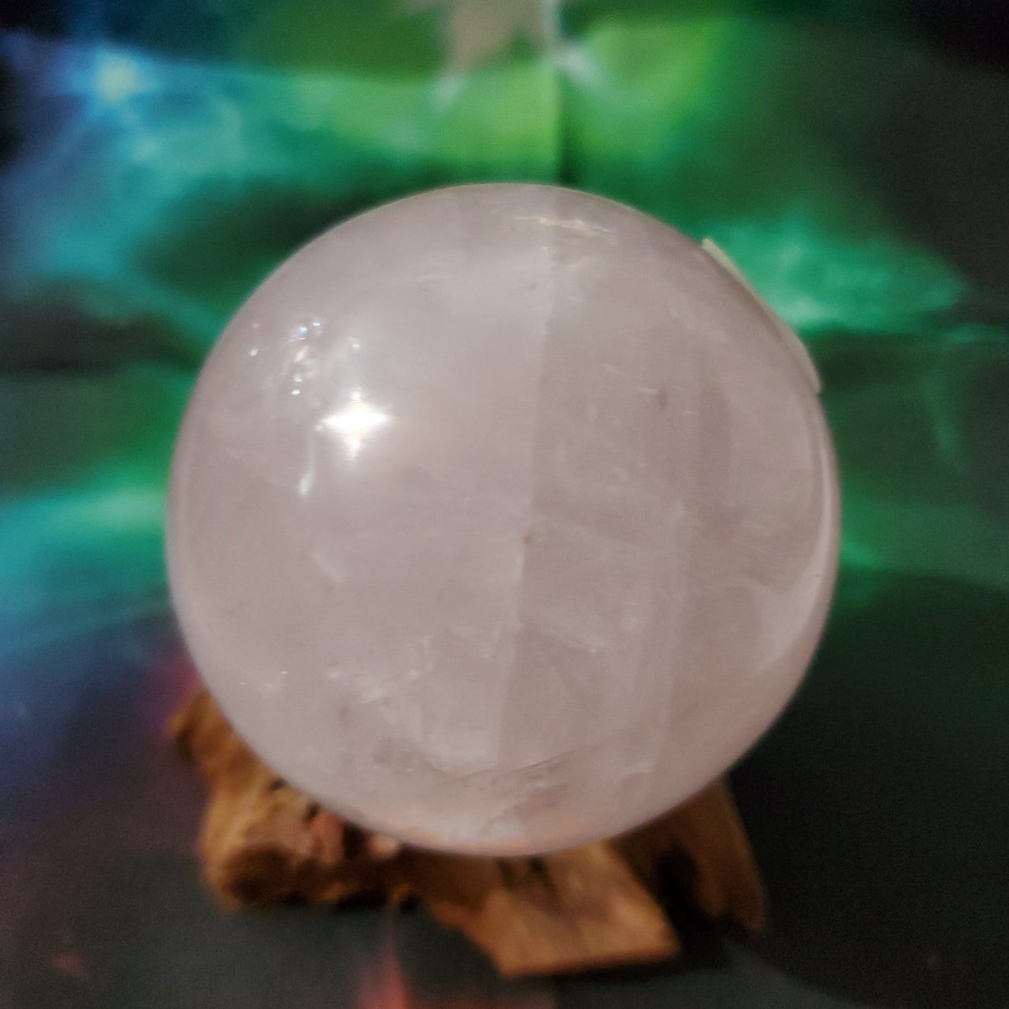 Rose quartz sphere