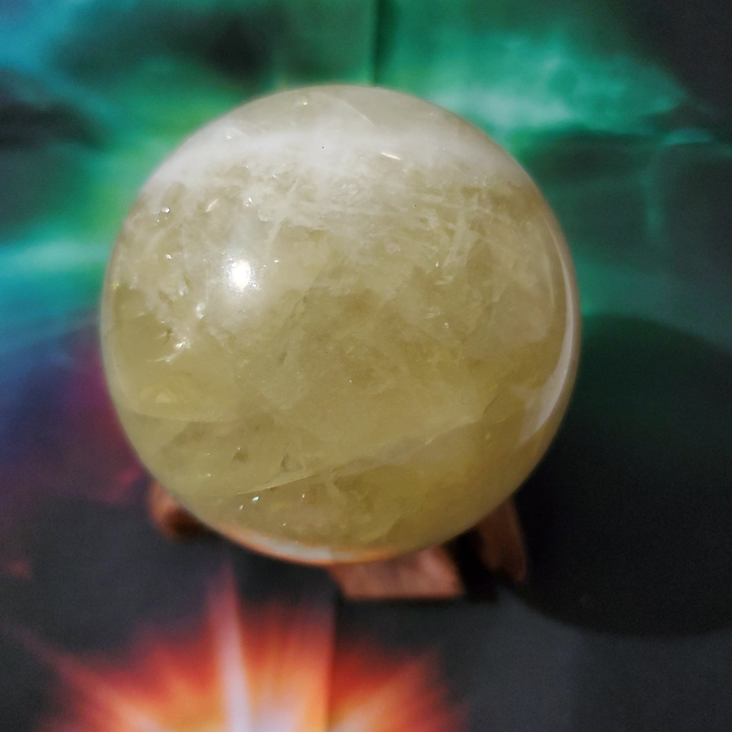 Citrine sphere