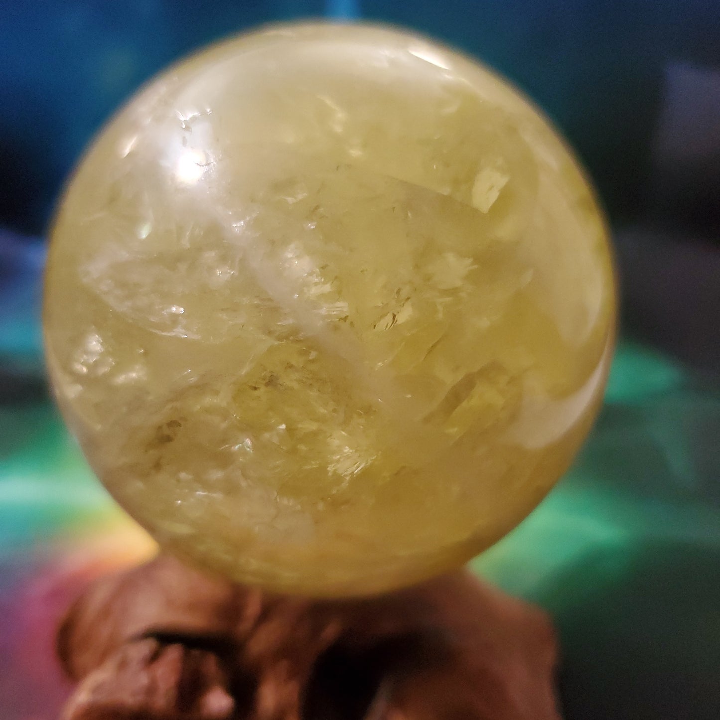 Citrine sphere