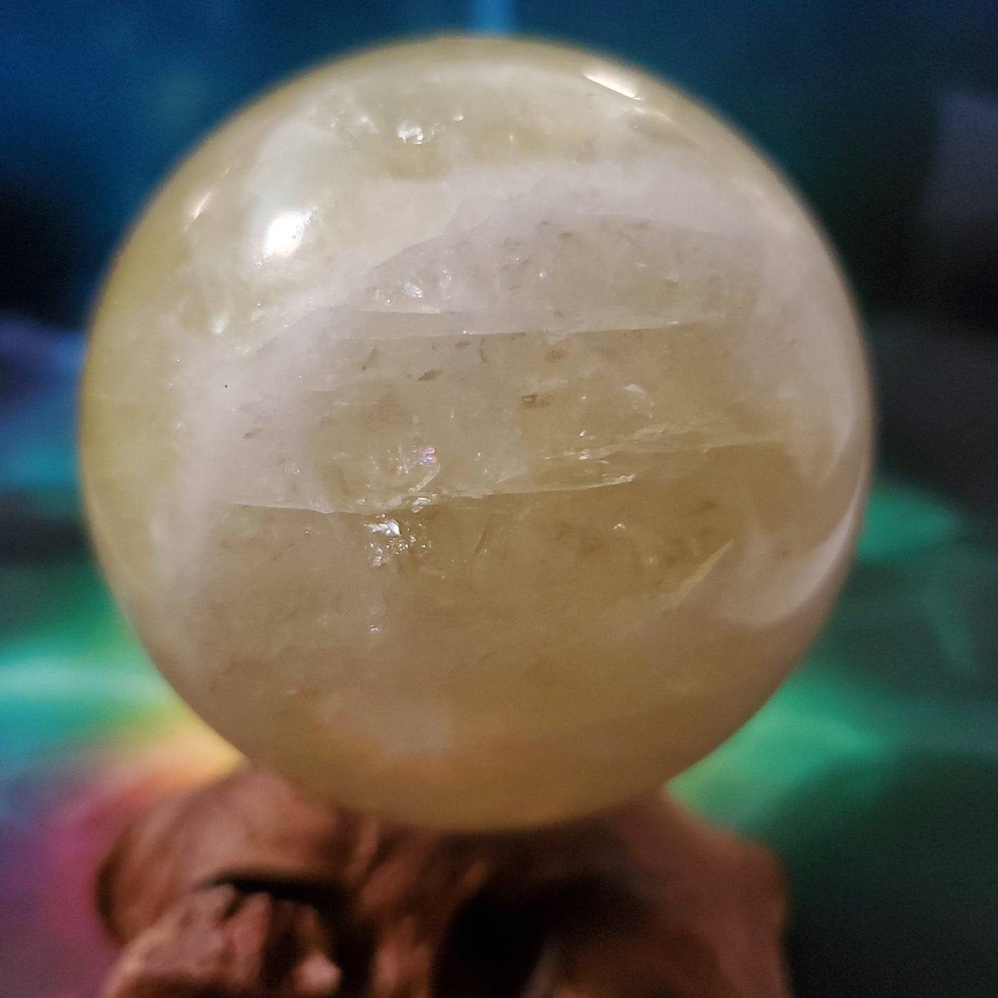 Citrine sphere