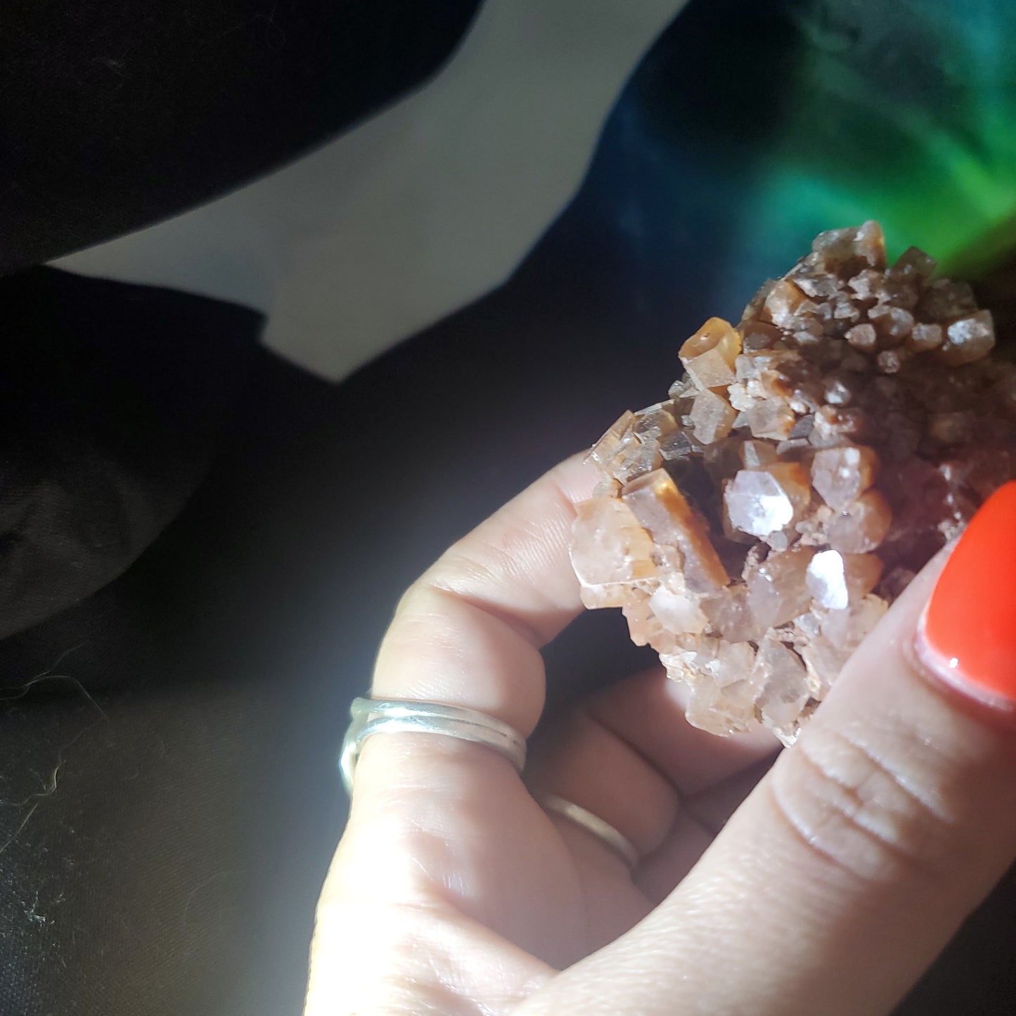 Aragonite cluster specimen