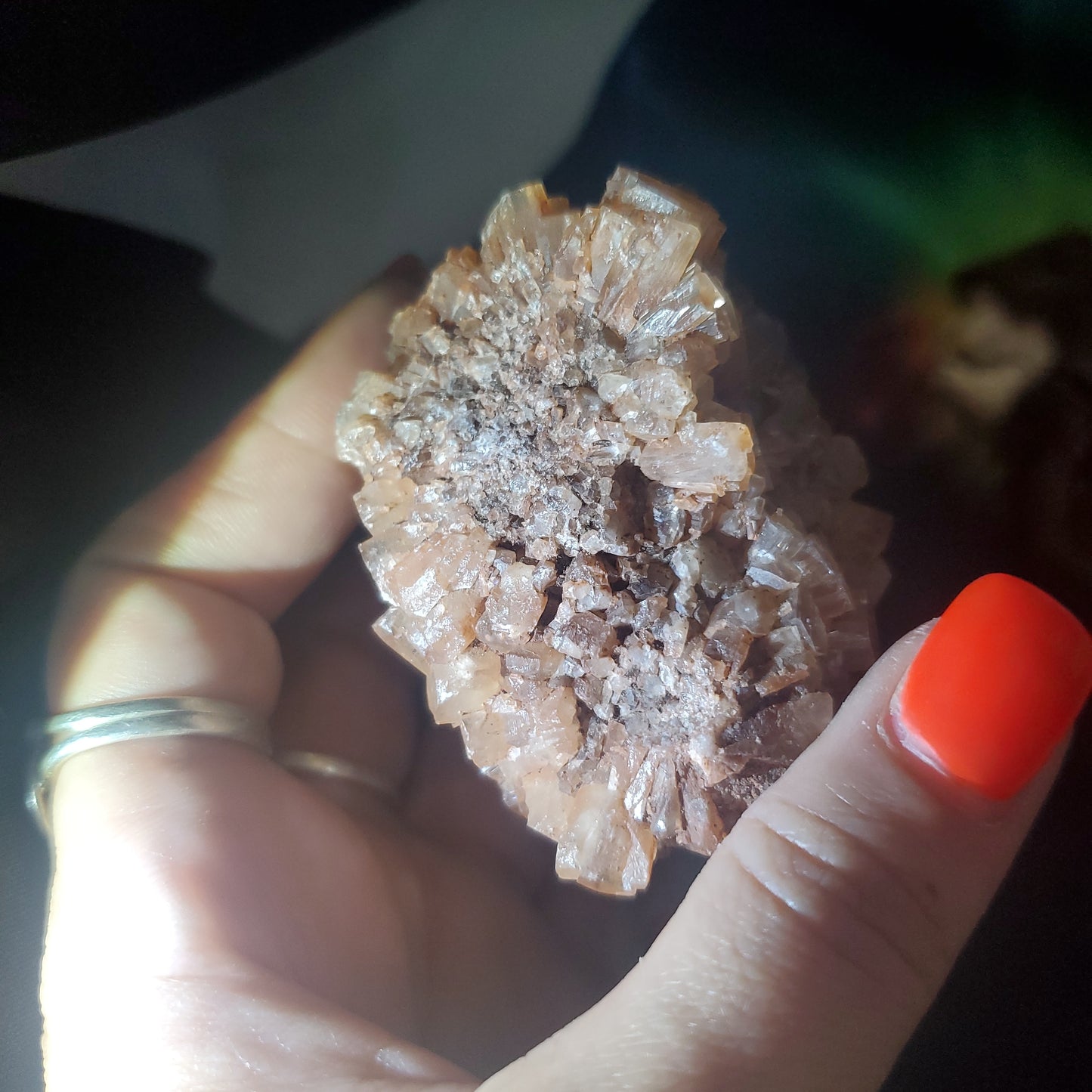 Aragonite cluster specimen