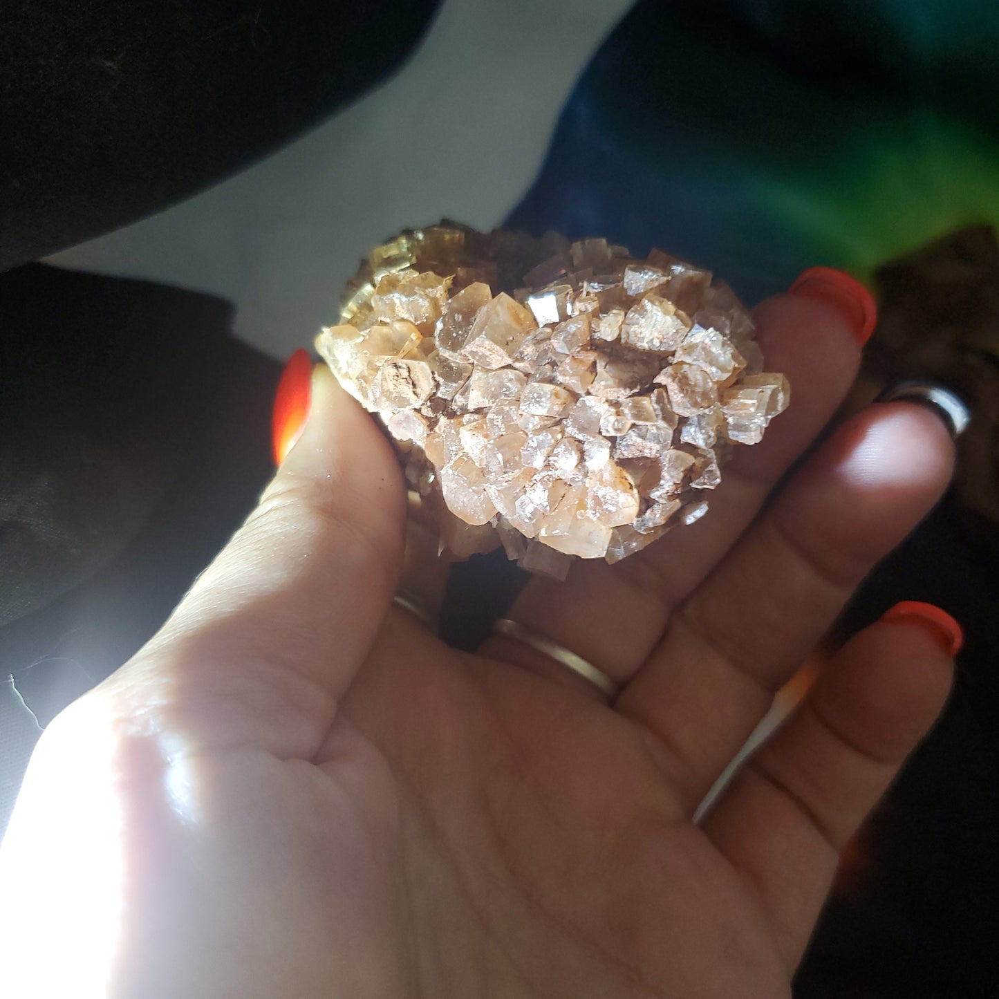 Aragonite cluster specimen