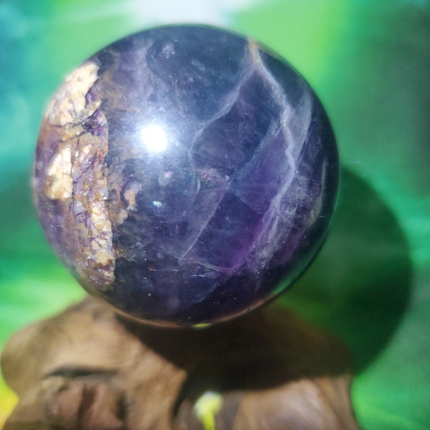 Fluorite root sphere