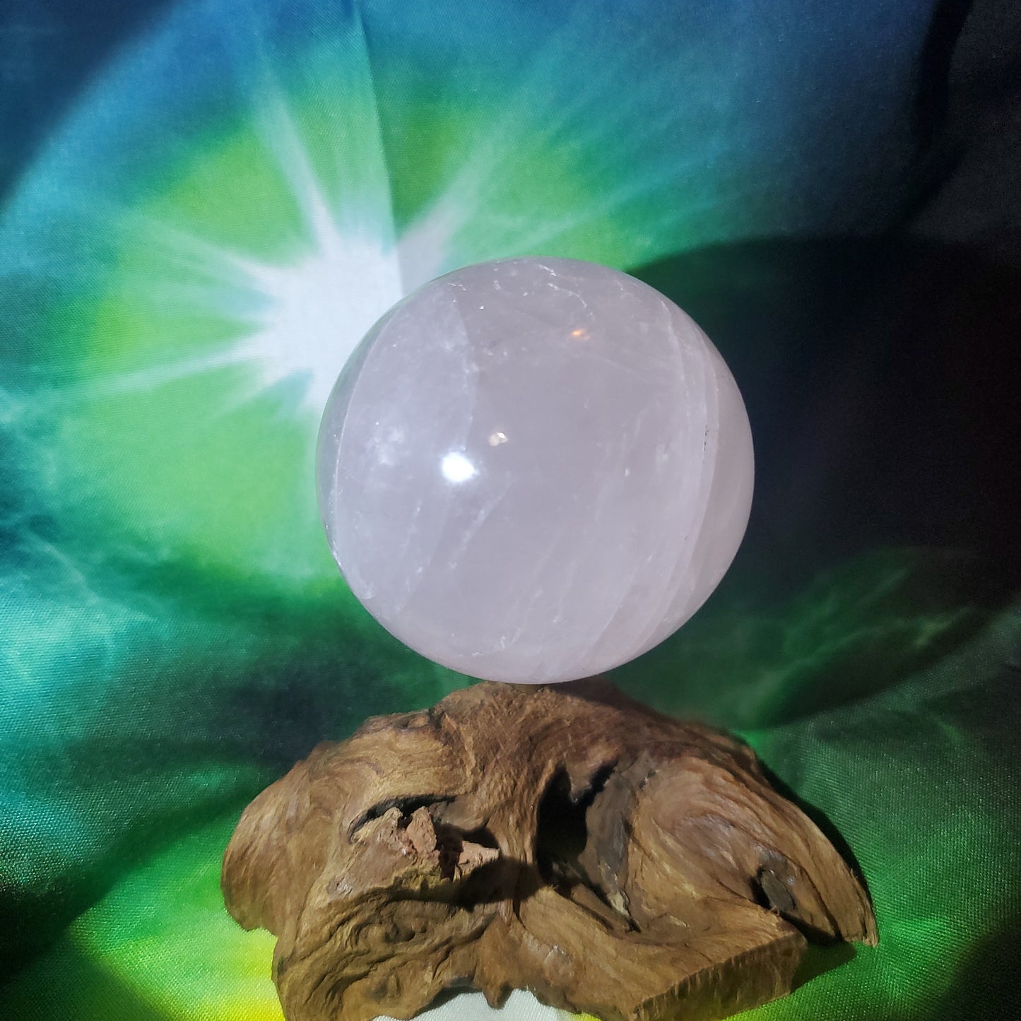 Rose quartz sphere