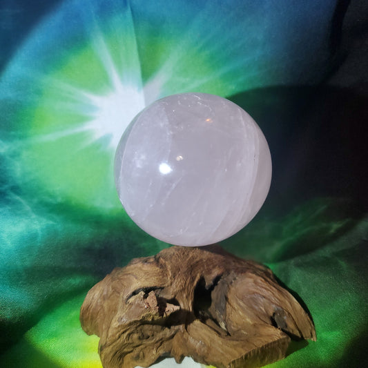 Rose quartz sphere