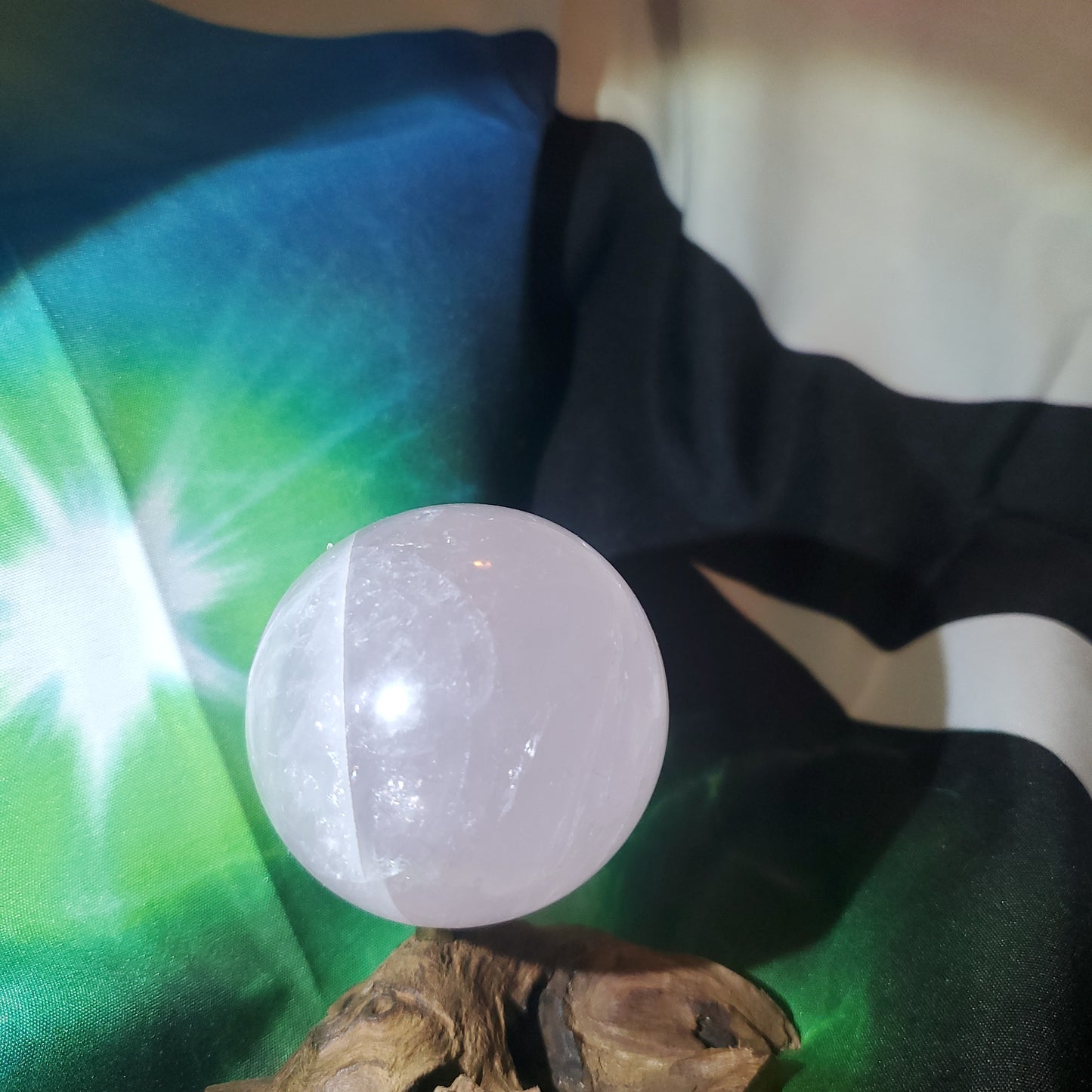 Rose quartz sphere