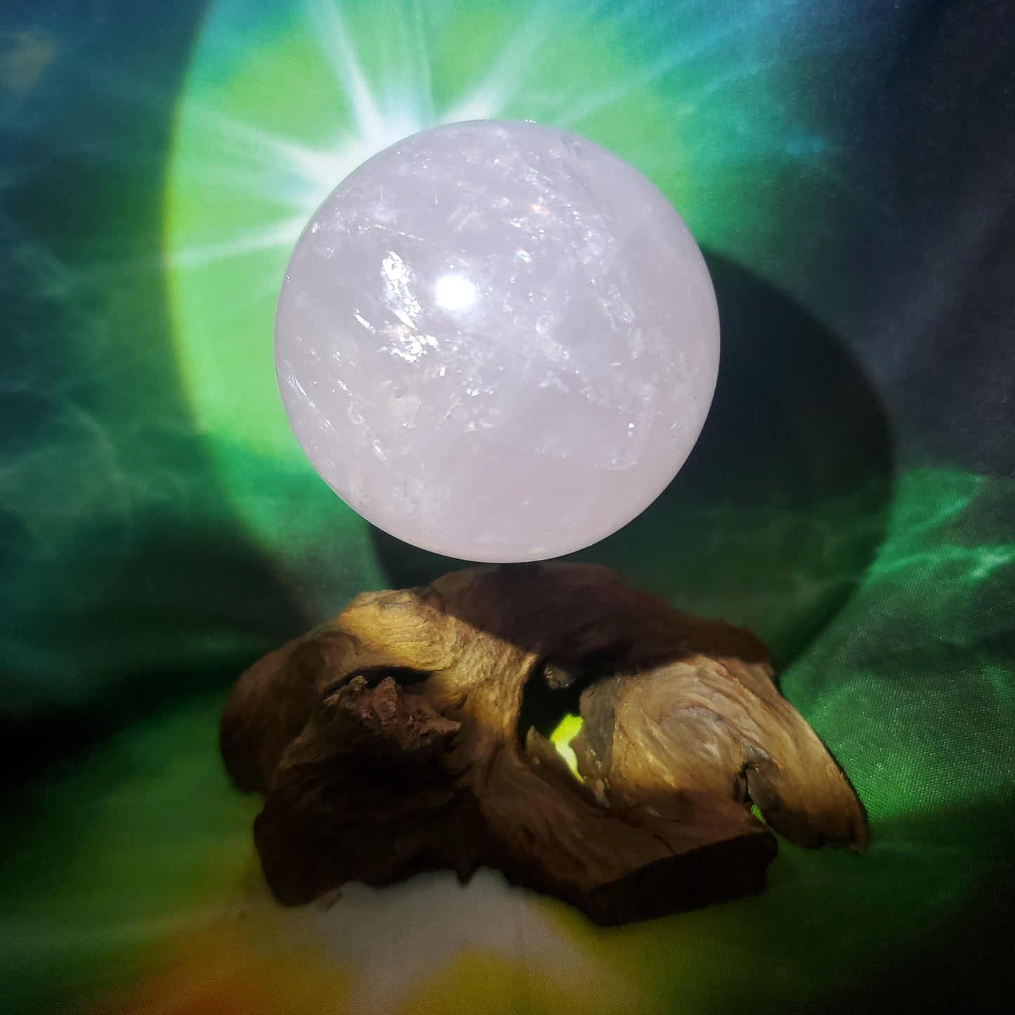 Rose quartz sphere