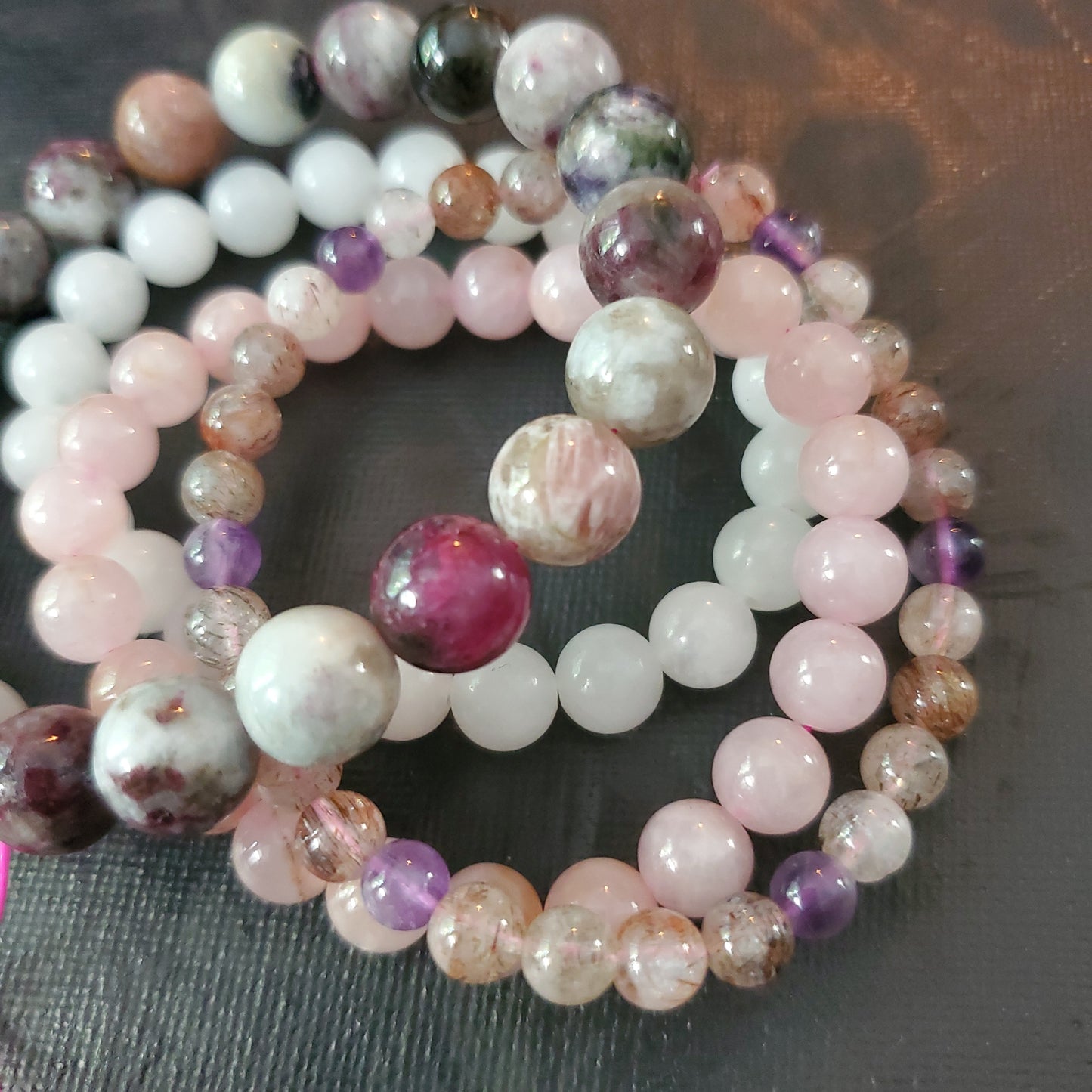 Barbie bracelet crystal stack