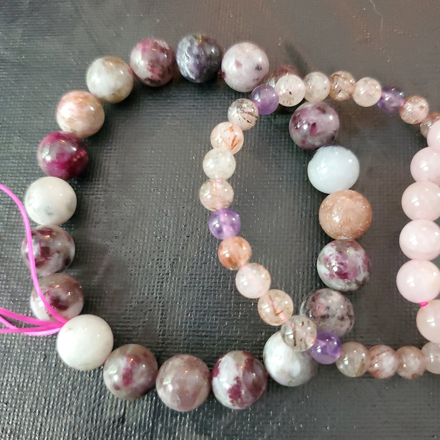 Barbie bracelet crystal stack