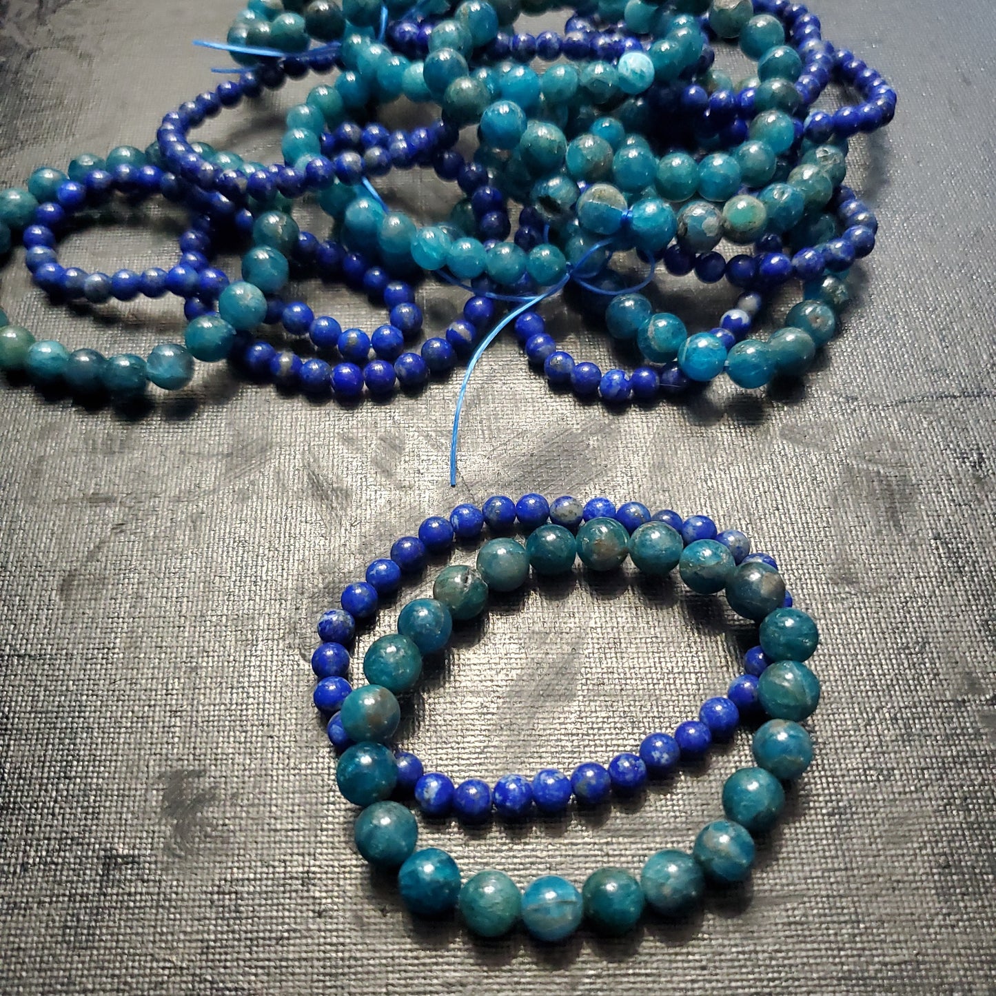 Blue wave crystal stack