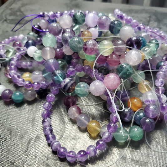 Fun fair crystal bracelet stack