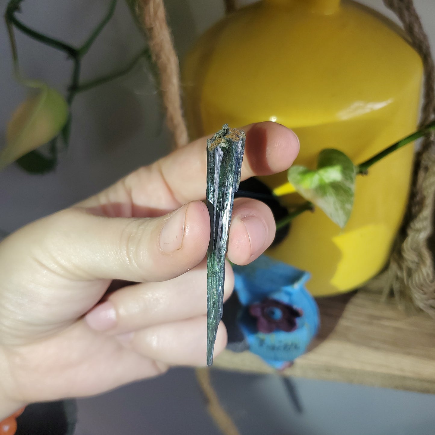 Vivianite helps digestion, trauma, is an anti-inflammatory and brings energy