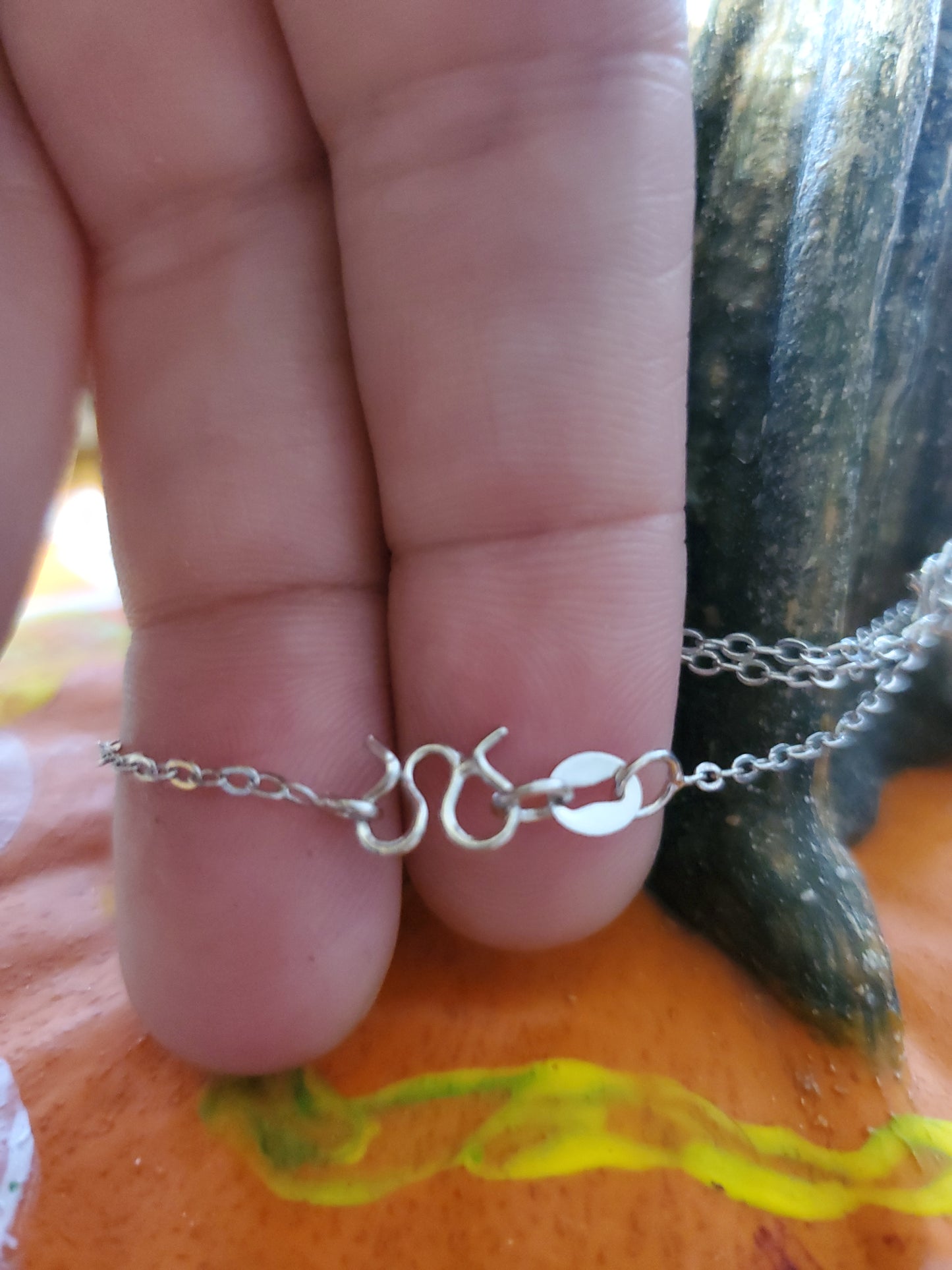 Crystal charm necklace