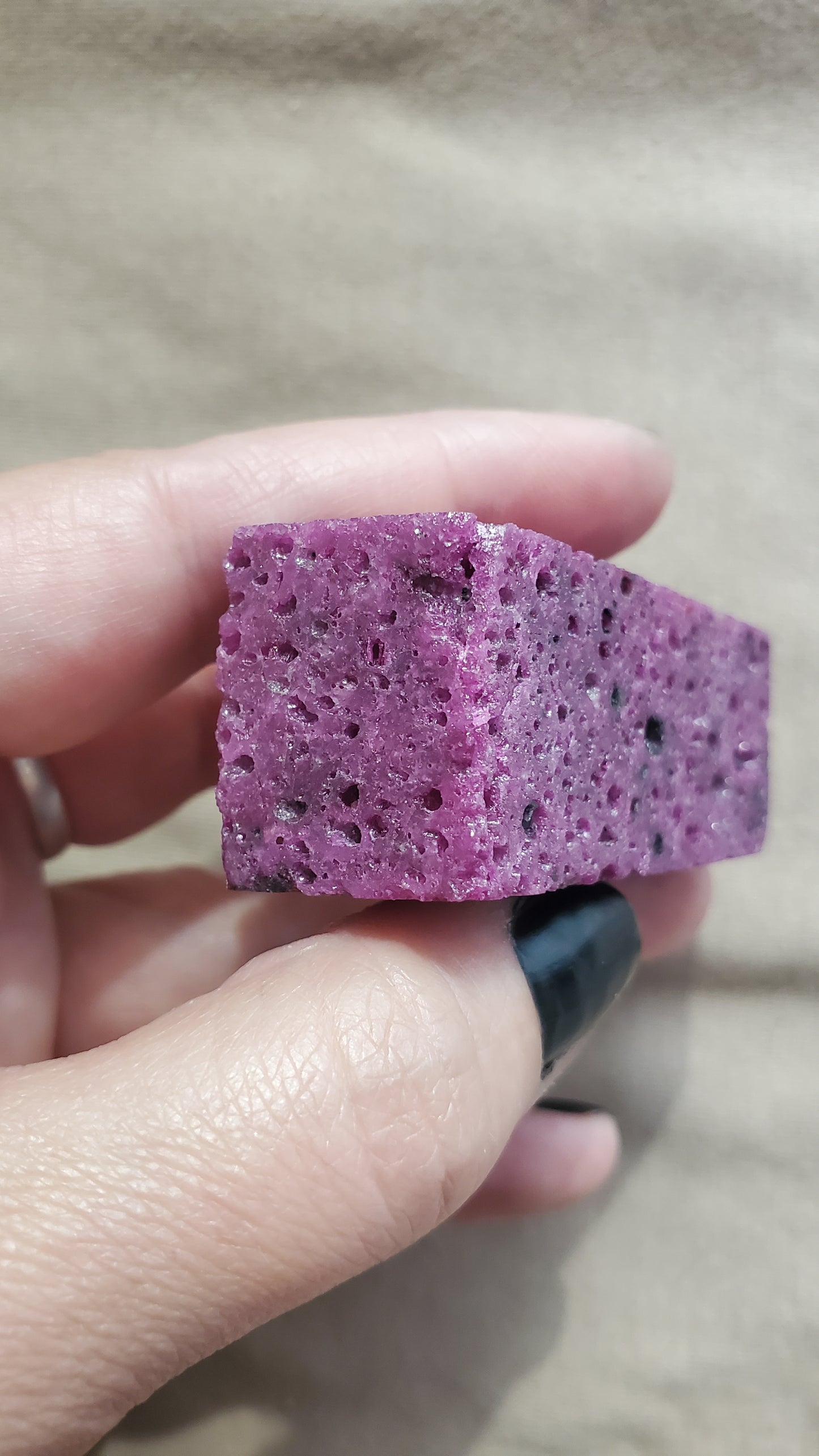 Ruby crystal Tower 2.5"