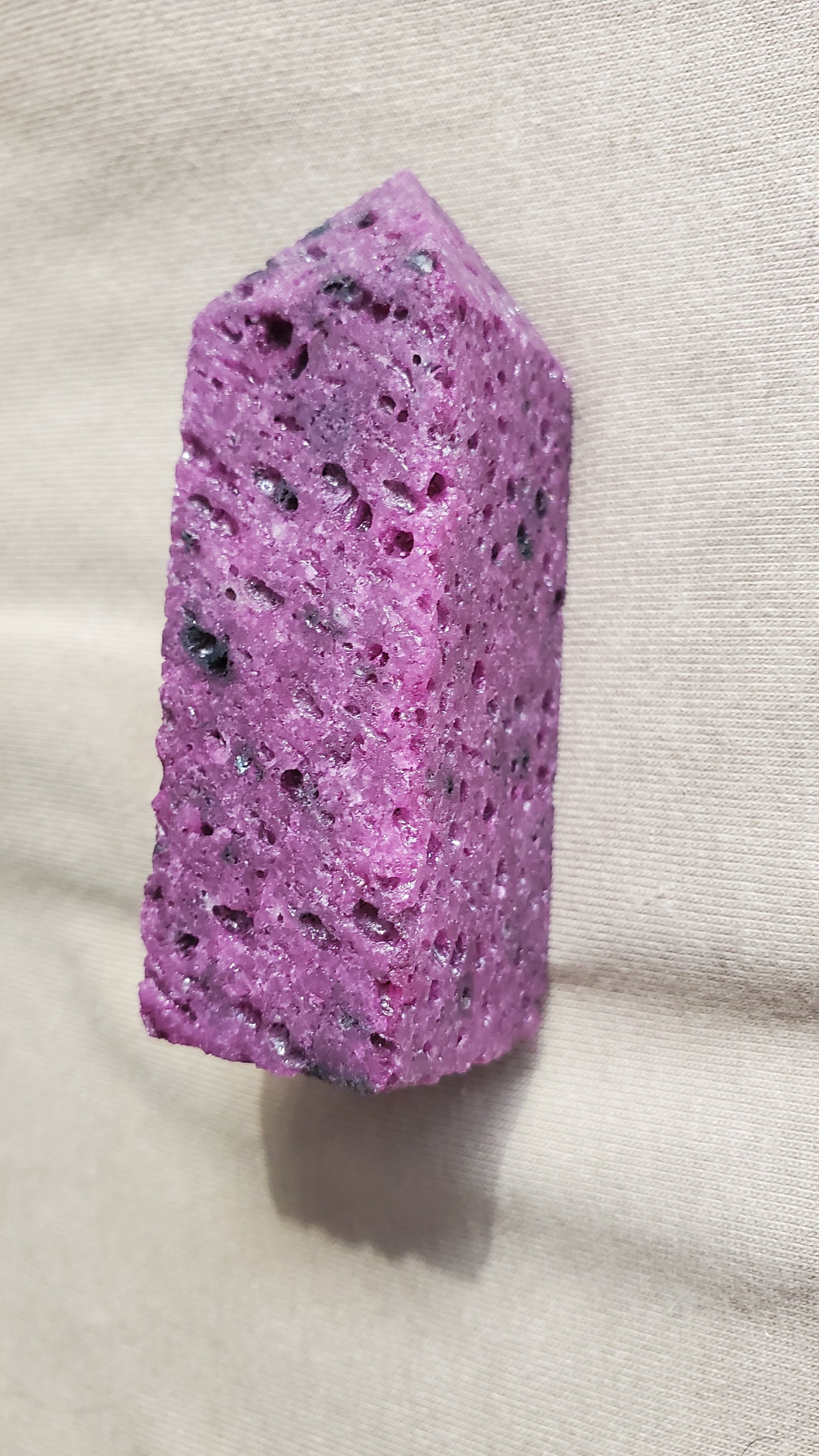 Ruby crystal Tower 2.5"