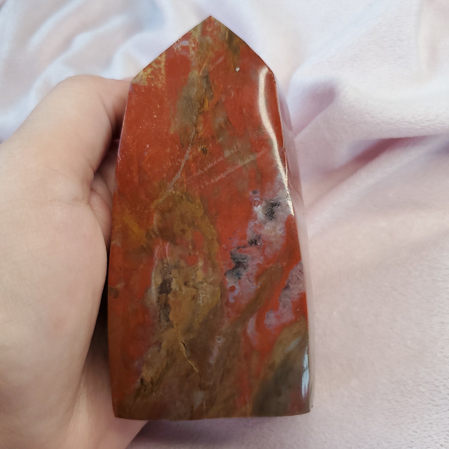 Red ocean jasper tower