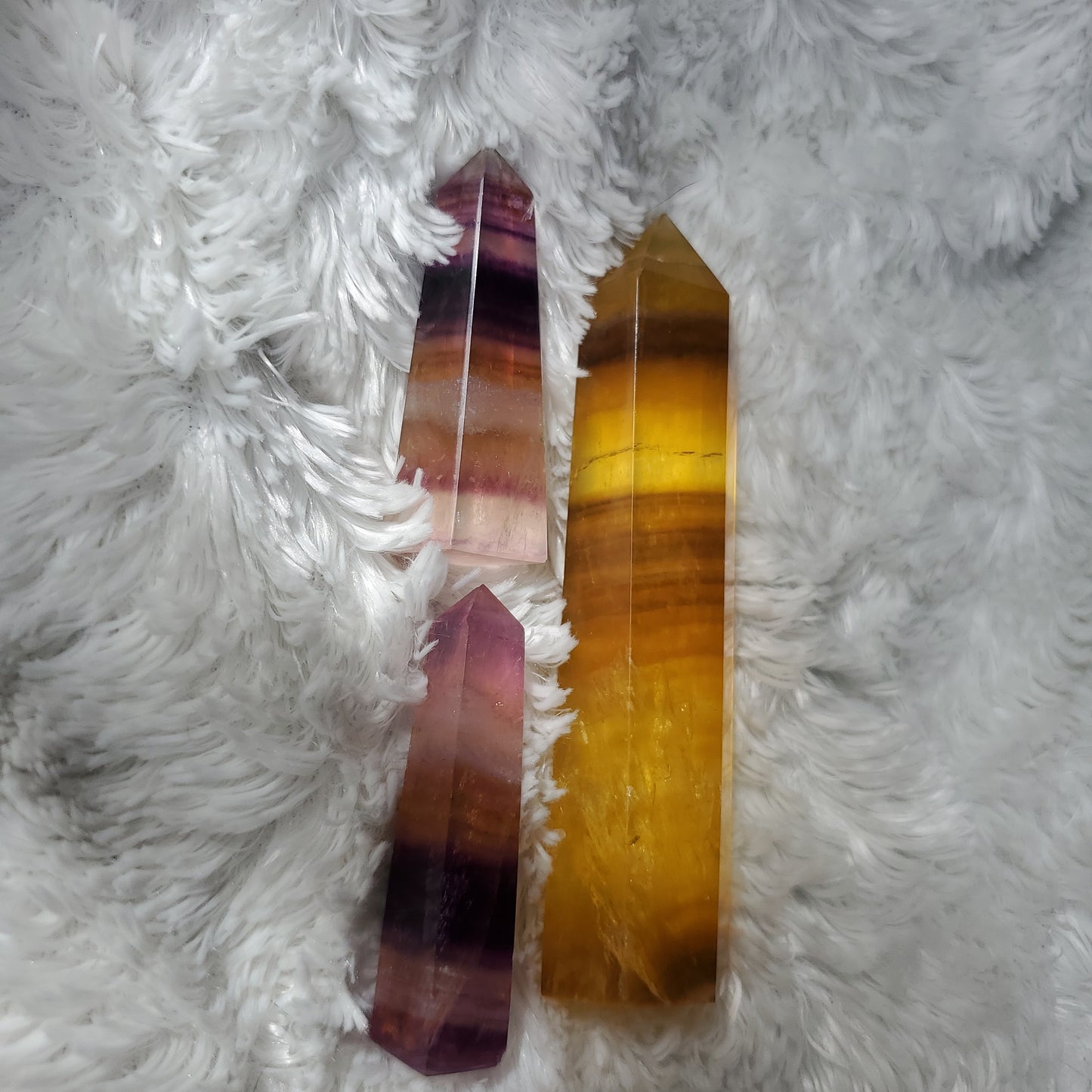 Three Fluorite towers