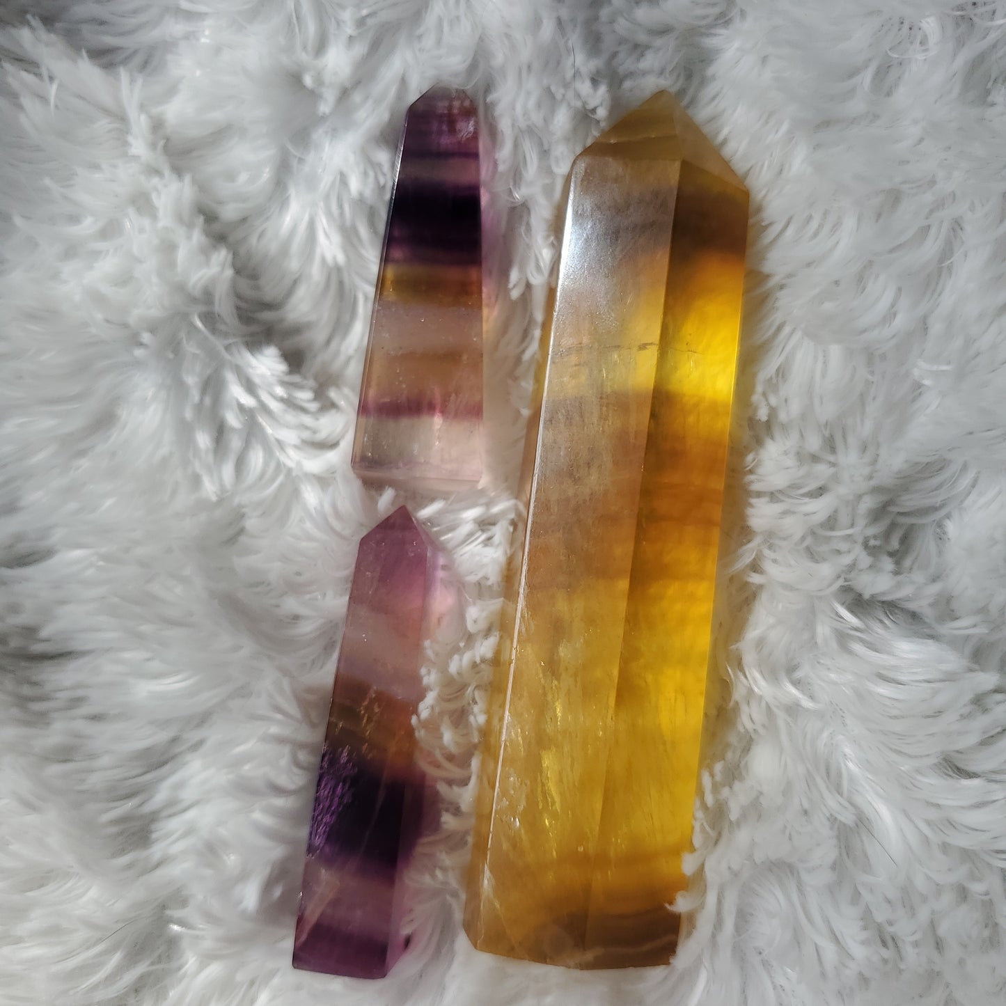 Three Fluorite towers