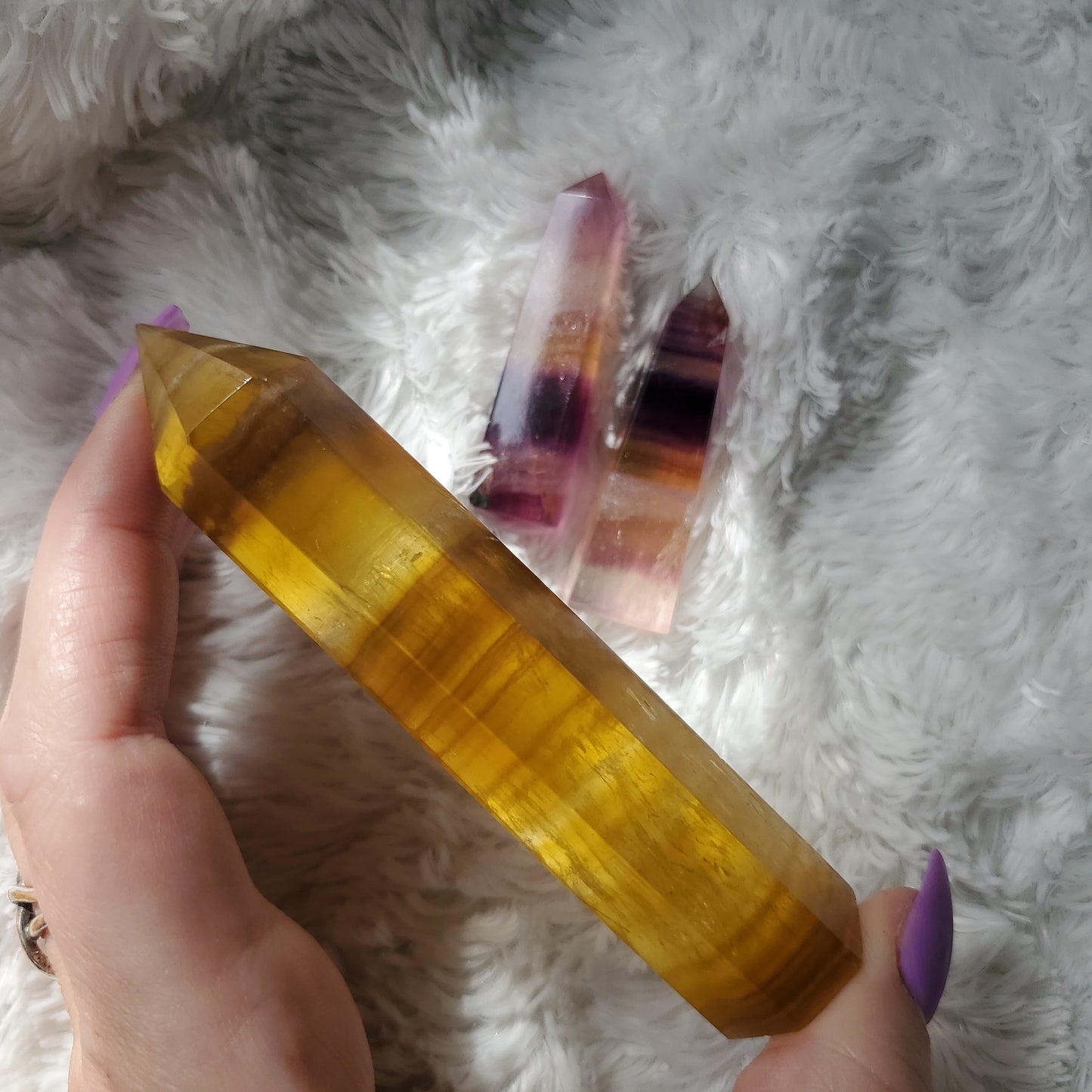 Three Fluorite towers