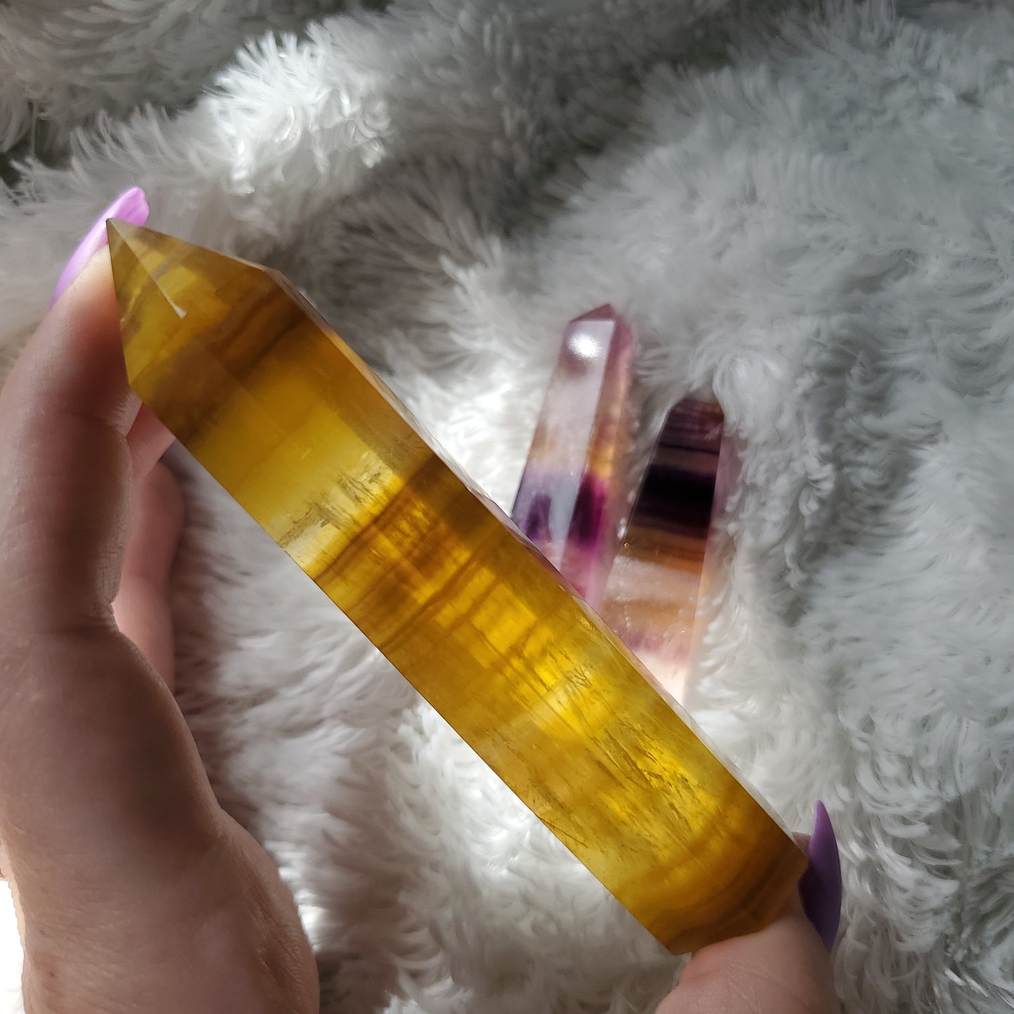 Three Fluorite towers