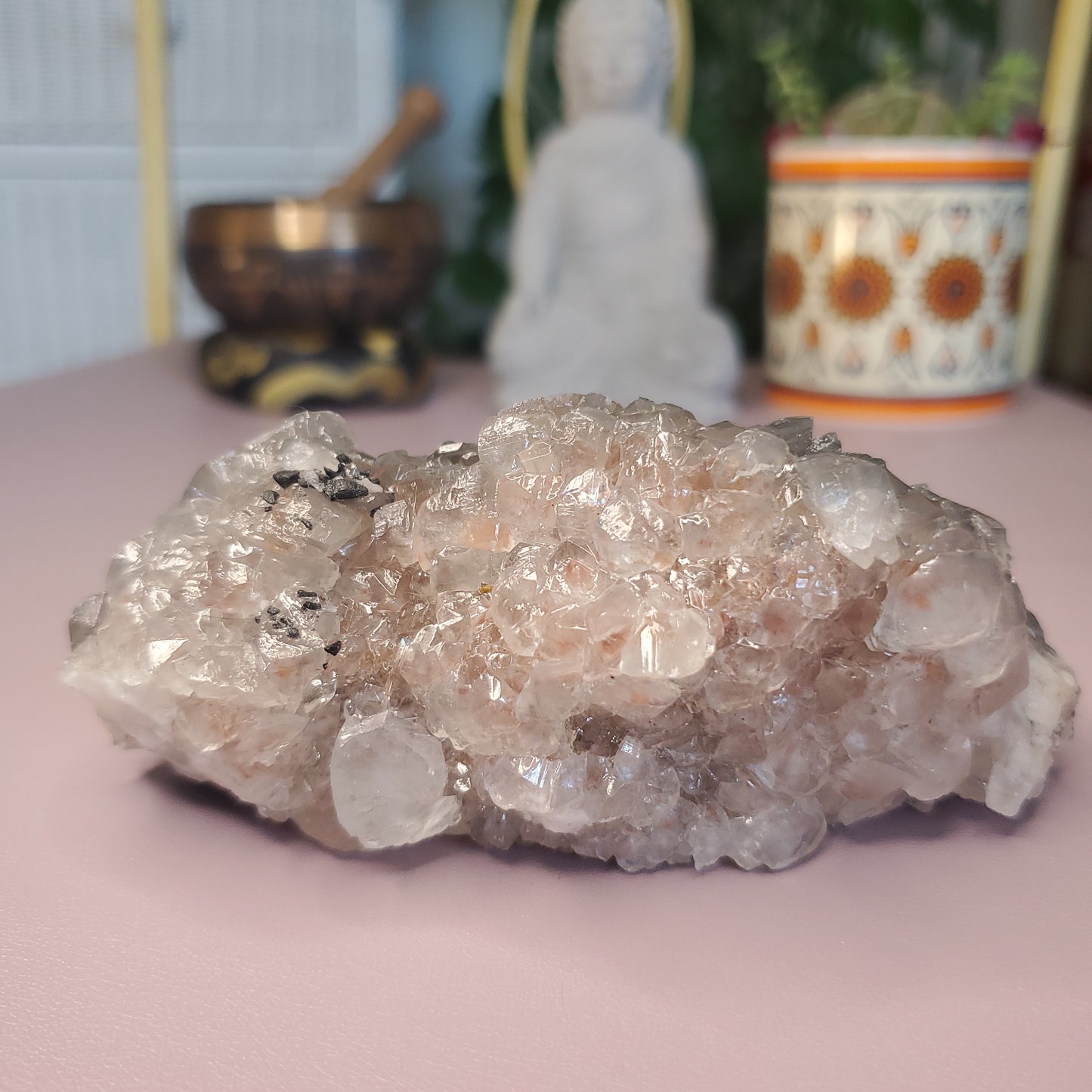 Apophyllite cluster specimen