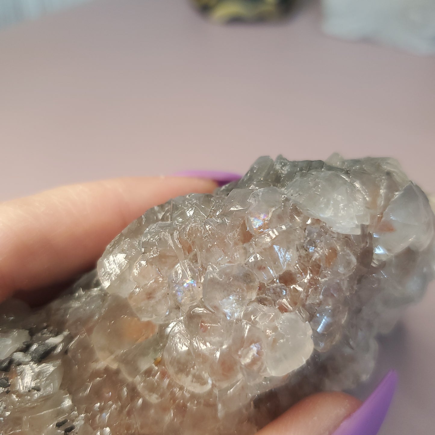 Apophyllite cluster specimen